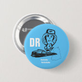 Reichsbahndesign DDR Ronde Button 5,7 Cm (Voorkant /achterkant)