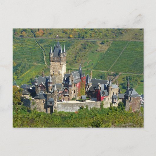 Reichsburg Cochem Castle, Duitsland Briefkaart (Voorkant)