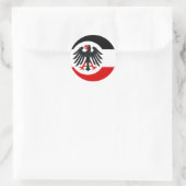Reichsdienst1933 1935, Duitsland Ronde Sticker (Tas)