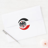 Reichsdienst1933 1935, Duitsland Ronde Sticker (Envelop)