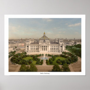 Reichstag Building, Berlijn Duitsland Poster