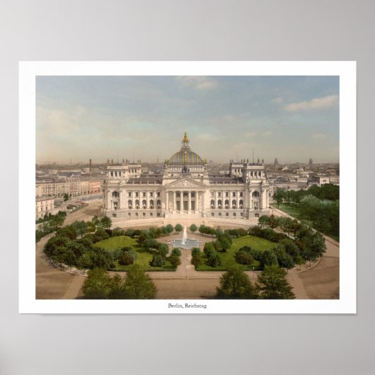 Reichstag Building, Berlijn Duitsland Poster (Voorkant)
