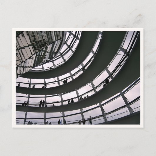 Reichstag Building Berlin Modern Architecture Briefkaart (Voorkant)