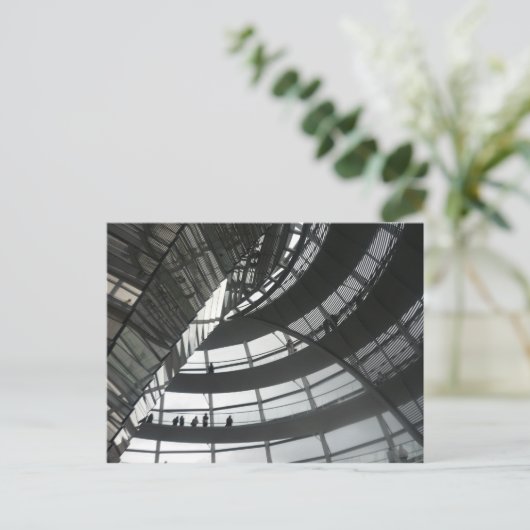 reichstag dome briefkaart (Staand voorkant)