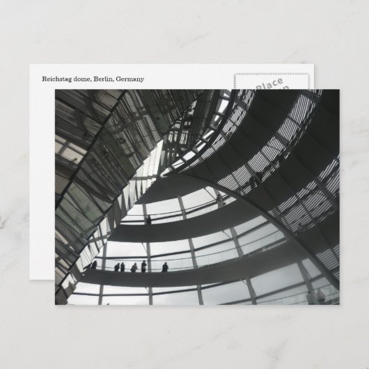 reichstag dome briefkaart (Voorkant / Achterkant)