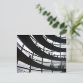 reichstag dome curves briefkaart (Staand voorkant)