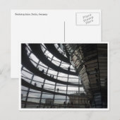 reichstag dome glass briefkaart (Voorkant / Achterkant)
