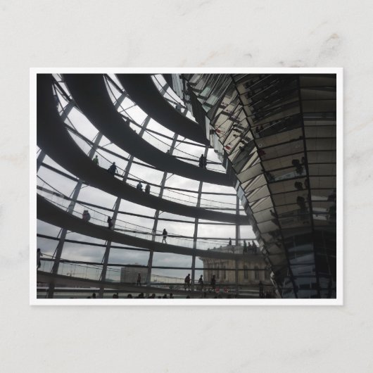 reichstag dome glass briefkaart (Voorkant)