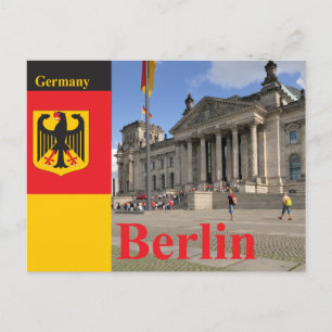 Reichstag-gebouw. Berlijn, Duitsland Briefkaart