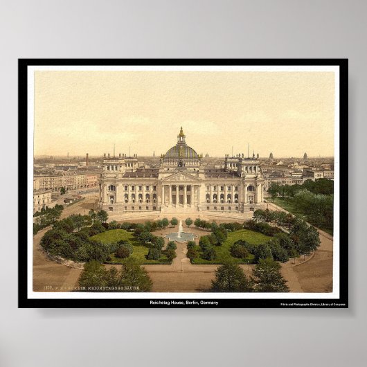 Reichstag House, Berlijn, Duitsland Poster (Voorkant)