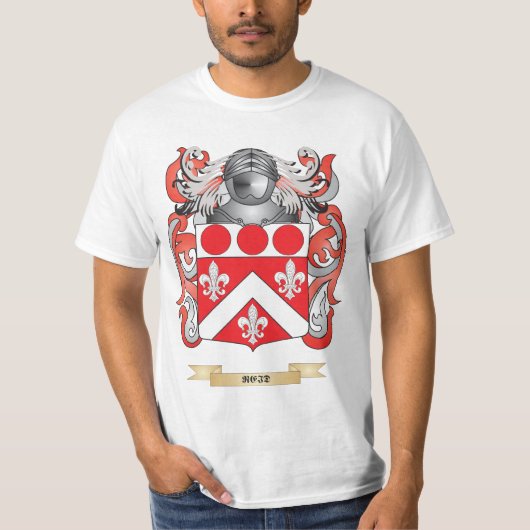 Reid Coat of Arms (familiekust) T-shirt (Voorkant)