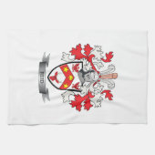 Reid Family Crest Coat of Arms Theedoek (Horizontaal)