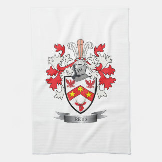 Reid Family Crest Coat of Arms Theedoek