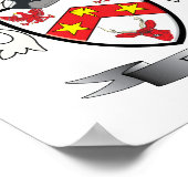 Reid Family Crest Coat. Poster (Hoek)