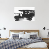 Reid Ice Cream Company Truck Canvas Afdruk (Insitu (Slaapkamer))