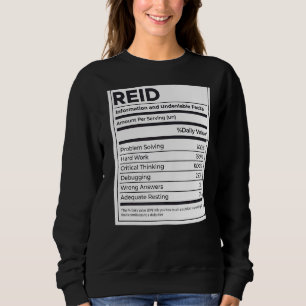 Reid Nutrition Information Probleem oplossen Hard  Trui