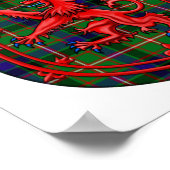 Reid Tartan Scottish Plaid Lion Rampant Poster (Hoek)
