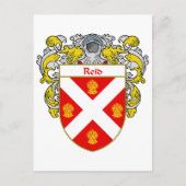 Reid Wapen (Mantled) Briefkaart (Voorkant)