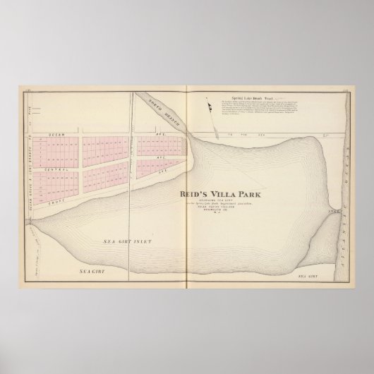 Reid's Villa Park, NJ Poster (Voorkant)