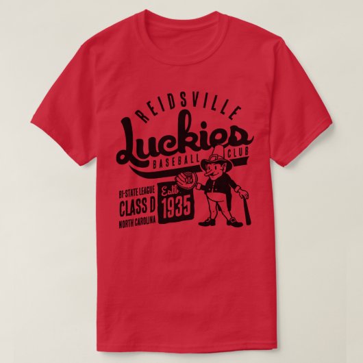 Reidsville Luckies Honkbal T-shirt (Design voorkant)