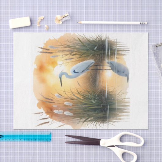 reiger aquarel tissuepapier (Craft)