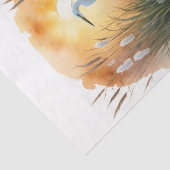 reiger aquarel tissuepapier (Detail)