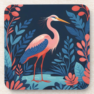 reiger coaster voor de middentuin bier onderzetter