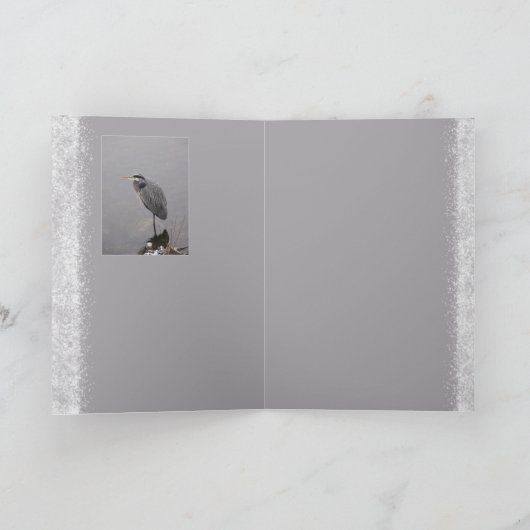 Reiger die het Storm onder ogen zien Kaart (Binnen)