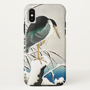 Reiger in de Sneeuw, fine art van Ohara Koson Case-Mate iPhone Case