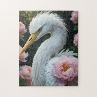 Reiger in de tuin legpuzzel