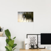 Reiger in Water Poster (Thuiskantoor)