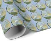 Reiger Meer Vogel Cadeaupapier (Rol Hoek)