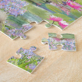 Reiger op vijver legpuzzel (Zijkant)