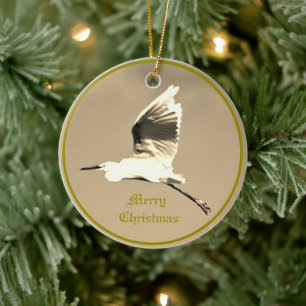 Reiger Vliegende Foto Keramisch Ornament
