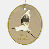 Reiger Vliegende Foto Keramisch Ornament (Links)