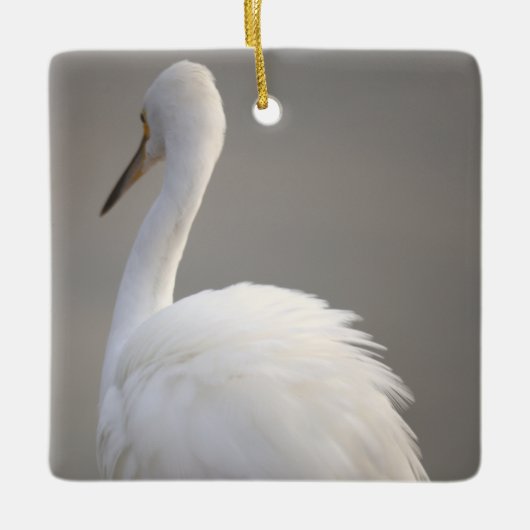 Reiger Vogelornament Keramisch Ornament (Voorkant)