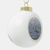 Reiger waterbal of sneeuwvlok ornament (Links)
