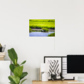 Reiger Waterlandschap Poster (Thuiskantoor)