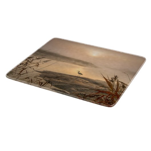 Reigerhemel - Landschap aan het meer Snijplank (Hoek)