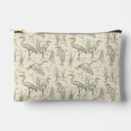 Reigers aan de rivier - vogels patroon. etui