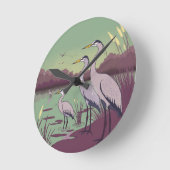 Reigers aan het Meer Ronde Klok (Hoek)