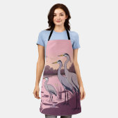 Reigers aan het meer schort (Gedragen)