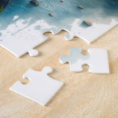 reigers bij zonsondergang legpuzzel (Zijkant)