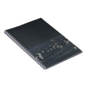 Reigers in de diepblauwe oceaan notitieboek (Rechterzijde)