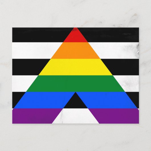 Reight Ally Flag Feestdagenkaart (Voorkant)