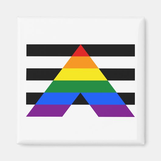 Reight Ally Flag Magneet (Voorkant)