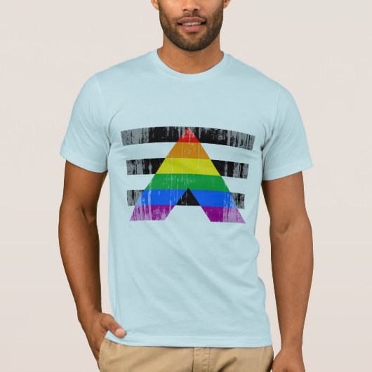 Reight Ally Flag nood.png T-shirt (Voorkant)