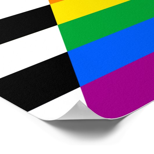 Reight Ally Flag Poster (Hoek)