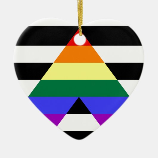 Reight Ally vlag Keramisch Ornament (Voorkant)