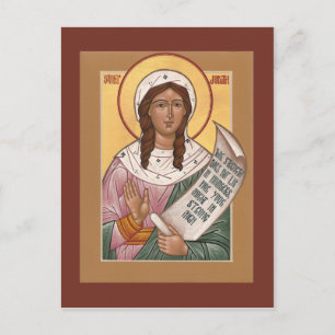 Reighteous Judith Prayer Card Briefkaart